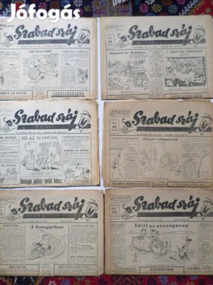 Szabad száj - 7 db (szórványszámok)