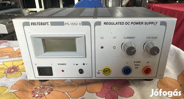 Szabályozható lineáris labortápegység 60W 0-30V 0-2A, Voltcraft PS-130