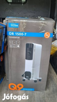 Szabályozható termosztáttal hordozható olajradiátor 1500W-os fűtőtest