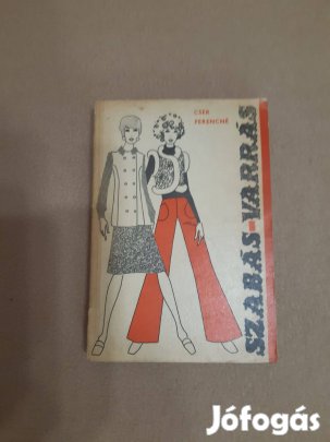 Szabás- varrás régi könyv eladó Vecsésen !!!!!!