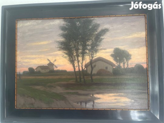 Szabó Antal olajfestmény