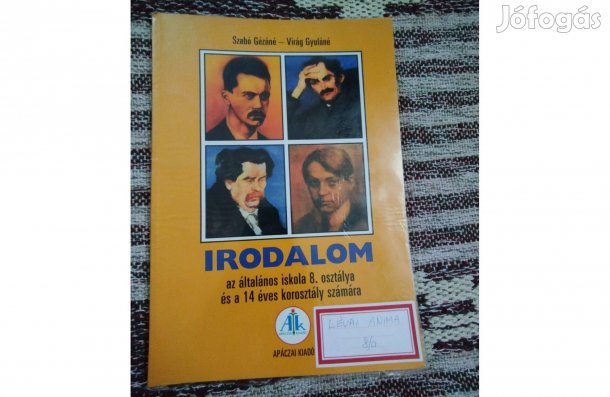 Szabó Gézáné - Virág Gyuláné: Irodalom 8. tankönyv