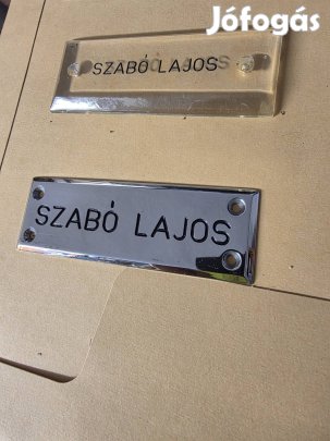 Szabo Lajos névjegy 