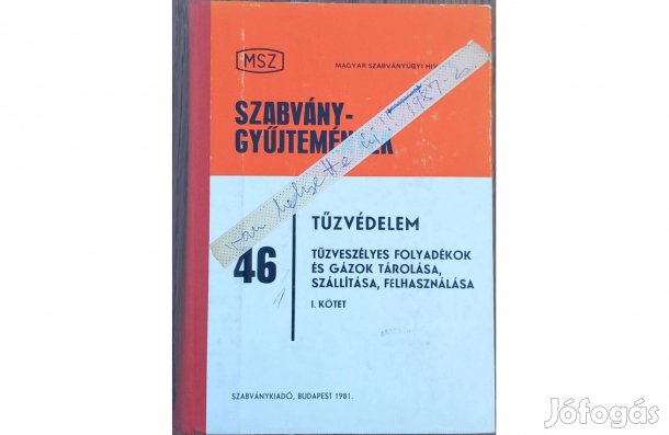 Szabványgyűjtemények 46. Tűzvédelem I