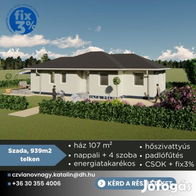 Szadai 115 nm-es ház eladó