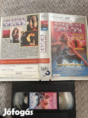 Száguldó ciklon vhs nagytok akció