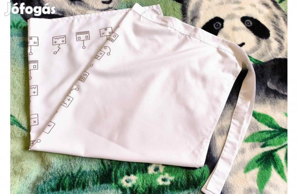 Szakács / derekas kötény, robot mintás