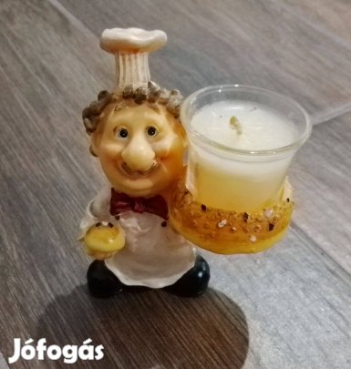 Szakács gyertyatartó