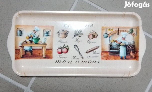 Szakács motívumos tálca