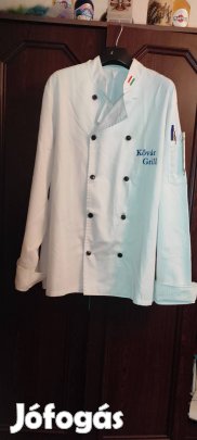 Szakácskabátok, /2XL/-Grill felirat-eladó