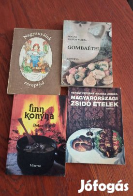 Szakácskönyv csomag / 4 db könyv
