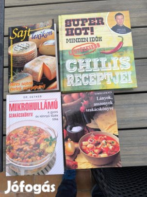 Szakácskönyvek, receptek, főzőiskola