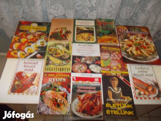 Szakácskönyvek egyben/J
