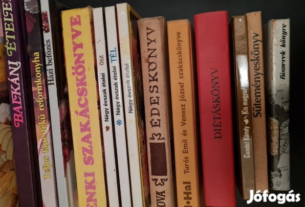 Szakácskönyvek könyvcsomag