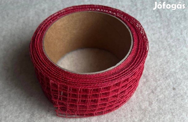Szalag - piros színben 5m