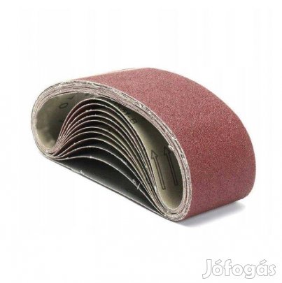 Szalagcsiszoló csiszolópapír csiszolószalag 75x533mm P40 / P60 / P80