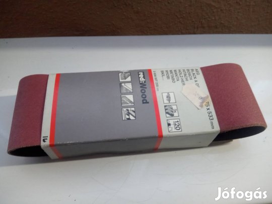 Szalagcsiszoló lap 75x533mm/3db