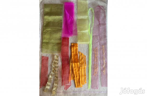 Szalagok - tüll, dekorációhoz, kreatív csomag