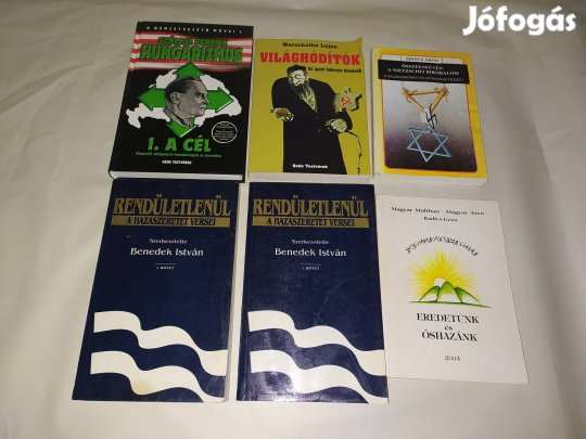 Szálasi,Marschalkó, M. Mccarty, Taisen , Bán Mór ,stb irók .