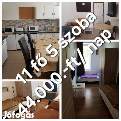 Szállás 11 fő részére munkásszállás Ercsi Érd Iváncsa Százhalombatta