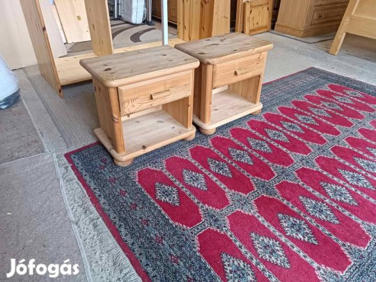Szállítás megoldható fenyő éjjeliszekrény párban e78