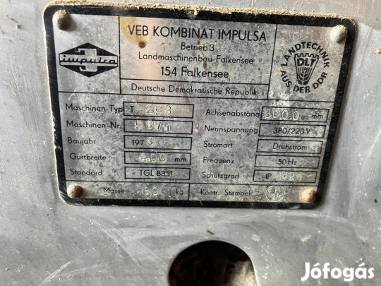 Szállító szalag eladó