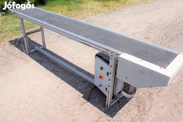 Szállítószalag futószalag szállítópálya fordulatszabályozással ( 6654