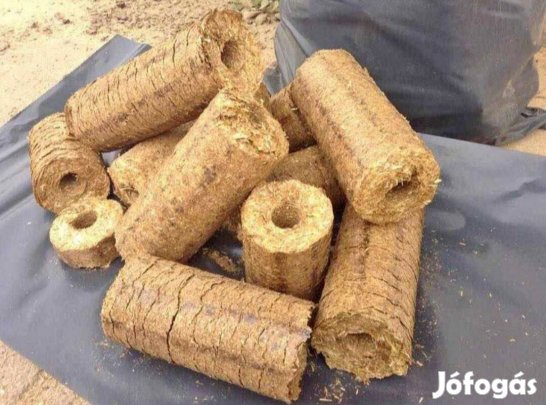 Szalma brikett akció