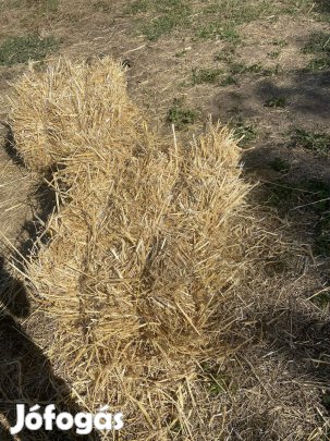 Szalma kiskockabála