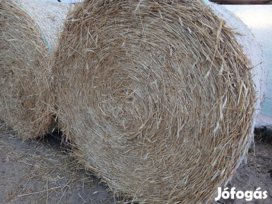 Szalma körbálás eladó!
