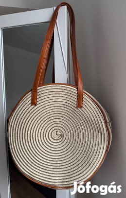 Szalma nyári táska