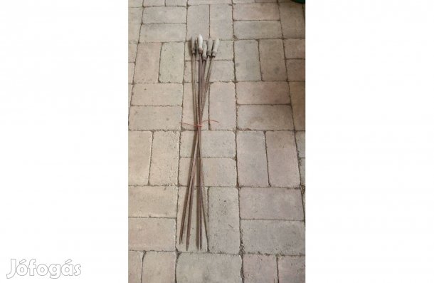 Szalonna sütő fém nyárs 35 cm - 6 db