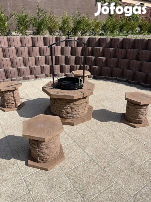 Szalonnasütő Bográcsozó Nyársaló Szett!