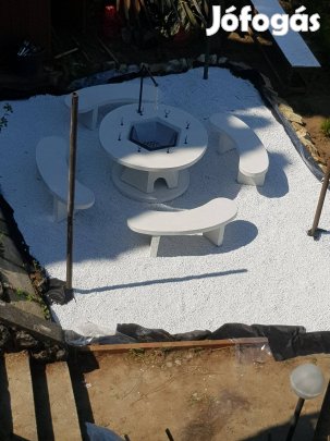 Szalonnasütő Bográcsozó műkő