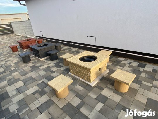 Szalonnasütő, Bográcsozó Szett Eladó! Több színben!