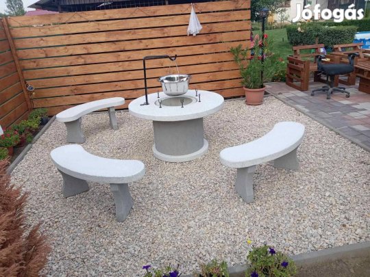 Szalonnasütő és grill garnitúra újonnan eladó