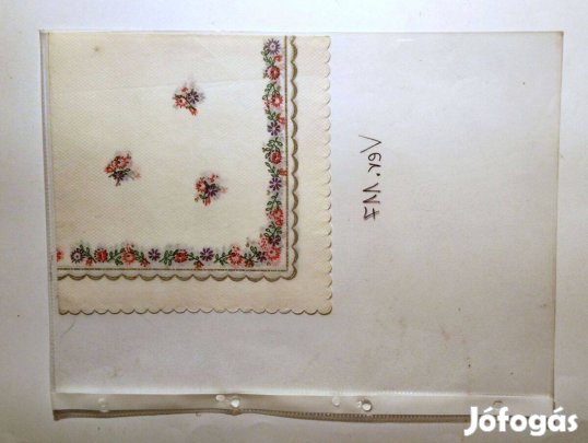 Szalvéta (Ver.117) papír (retró)