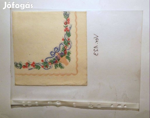 Szalvéta (Ver.123) papír (retró)