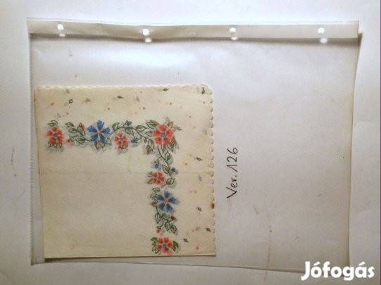 Szalvéta (Ver.126) papír (retró)