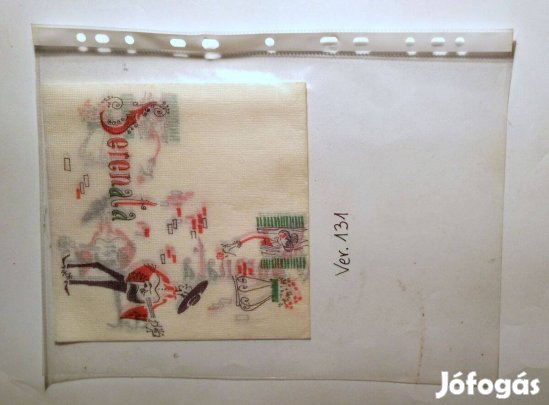 Szalvéta (Ver.131) papír (retró)