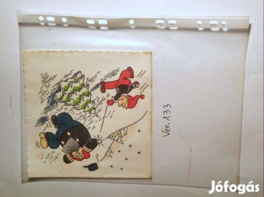 Szalvéta (Ver.133) papír (retró)