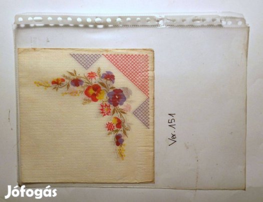 Szalvéta (Ver.151) papír (retró)