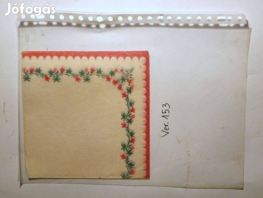 Szalvéta (Ver.153) papír (retró)