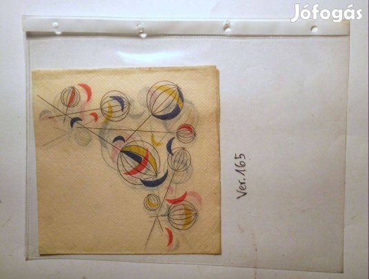 Szalvéta (Ver.165) papír (retró)