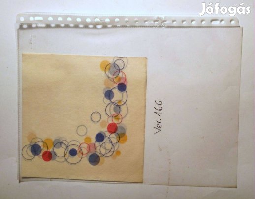 Szalvéta (Ver.166) papír (retró)