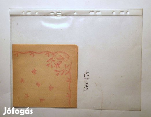 Szalvéta (Ver.174) papír (retró)