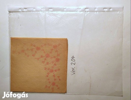 Szalvéta (Ver.204) papír (retró)