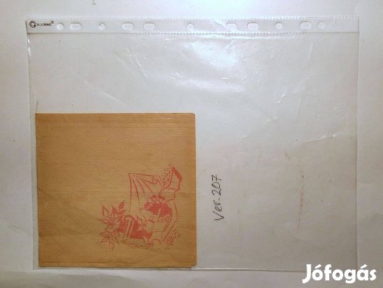 Szalvéta (Ver.207) papír (retró)