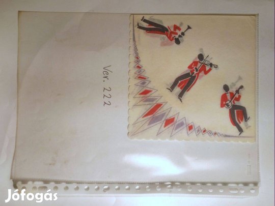 Szalvéta (Ver.222) papír (retró)