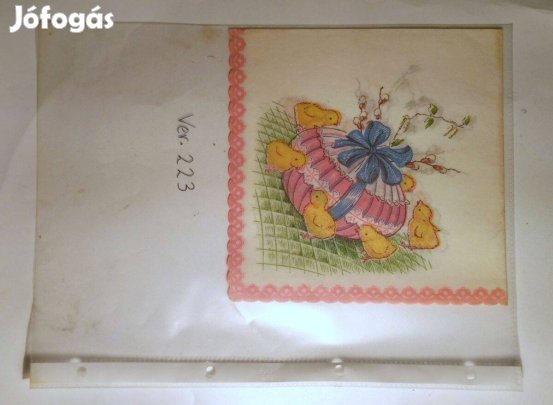 Szalvéta (Ver.223) papír (retró)